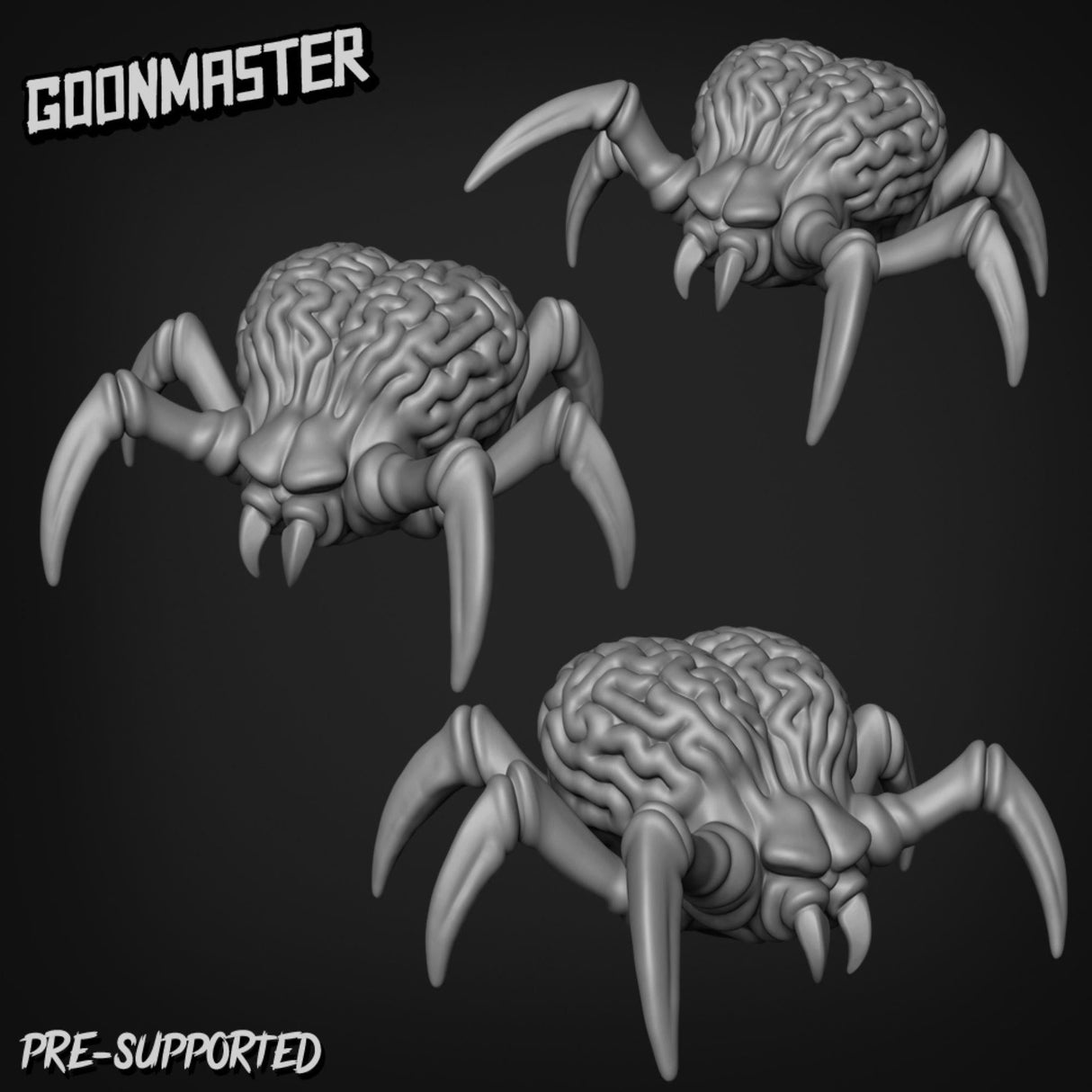 Mind flayer bundle Miniature | 28mm - Tabletop RPG & D&D miniature. Perfect for wargaming & collectors