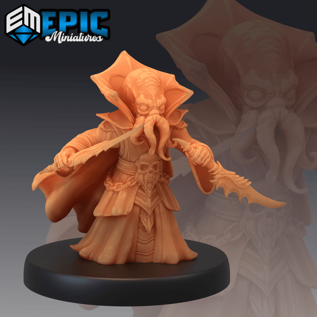 Mind Gnome Miniature | B - Tabletop RPG & D&D miniature. Perfect for wargaming & collectors