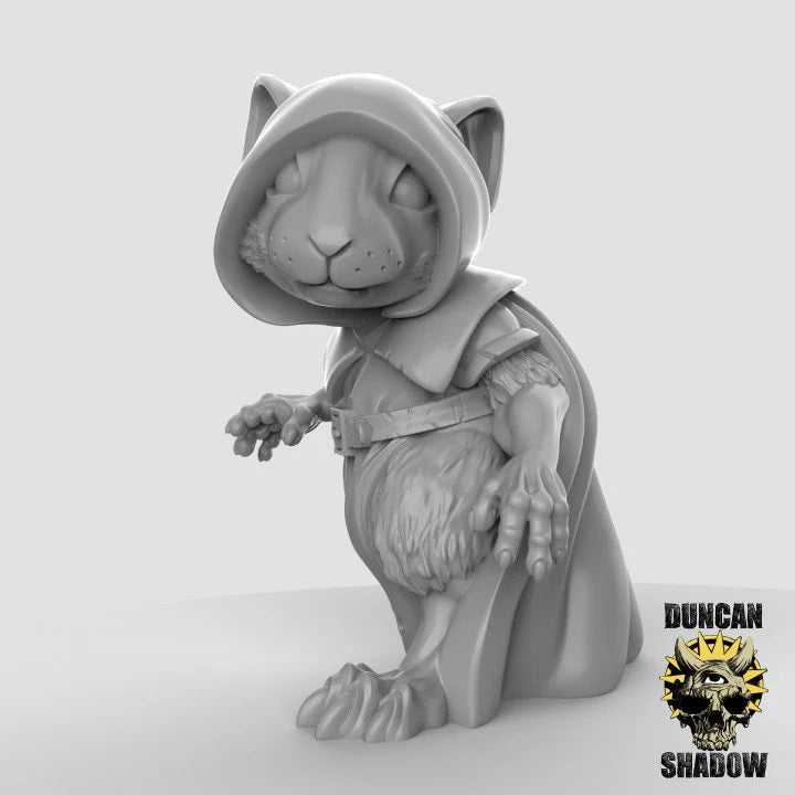 Mouse Ranger Miniature | A - Tabletop RPG & D&D miniature. Perfect for wargaming & collectors