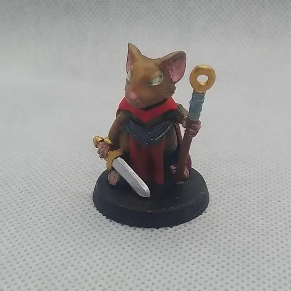Mouse Sorcerer Miniature | Set of 3 - Tabletop RPG & D&D miniature. Perfect for wargaming & collectors