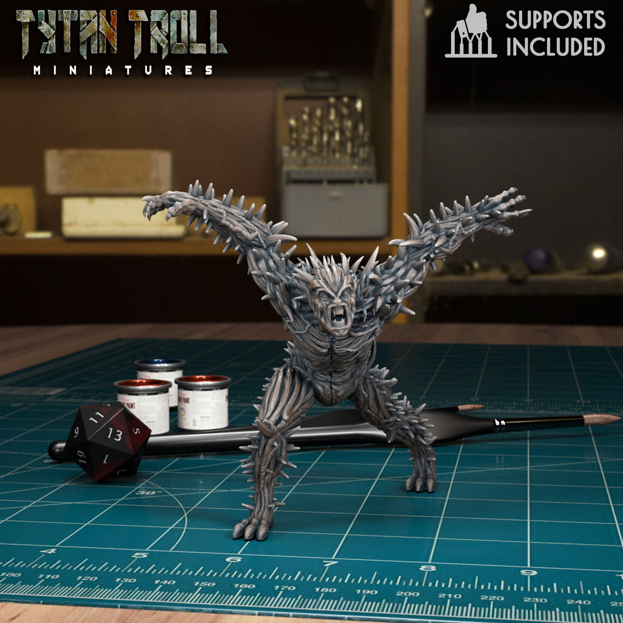 Needle Blight Miniature | B - Tabletop RPG & D&D miniature. Perfect for wargaming & collectors