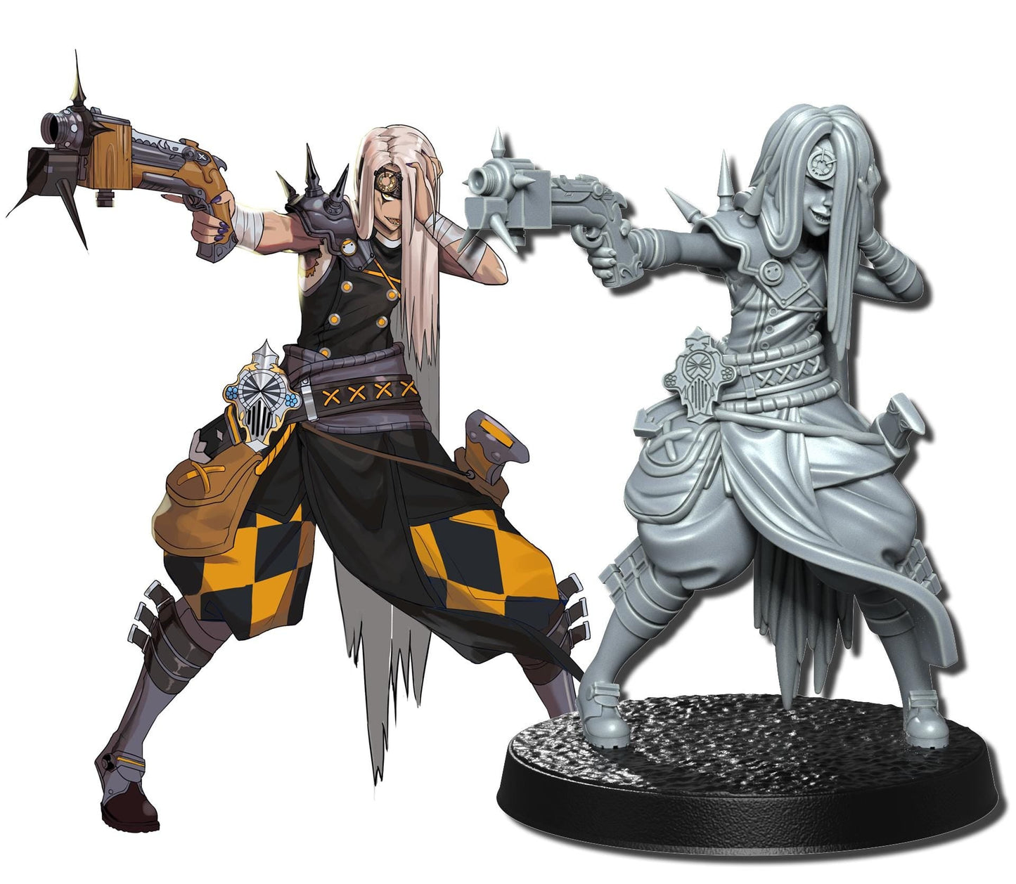 Neo Warriors, Anime characters Miniature - Warrior 4 - 32mm