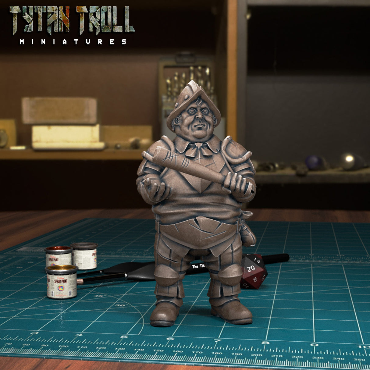 Nightwatch Guards Miniature | D - Tabletop RPG & D&D miniature. Perfect for wargaming & collectors