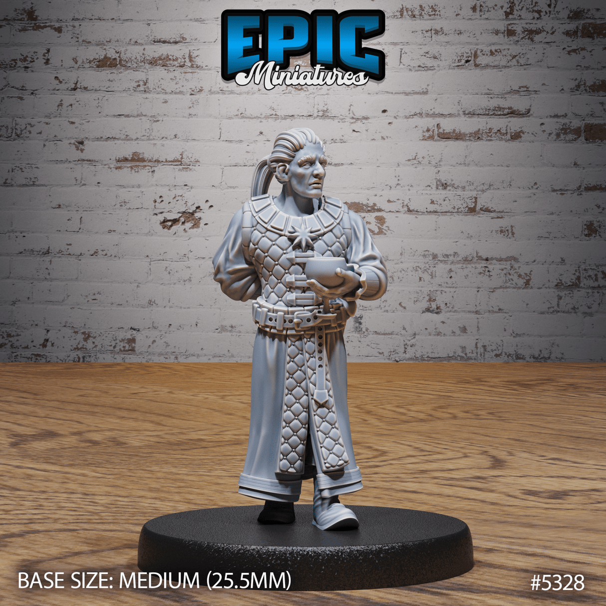 Noble Miniature | B - Tabletop RPG & D&D miniature. Perfect for wargaming & collectors