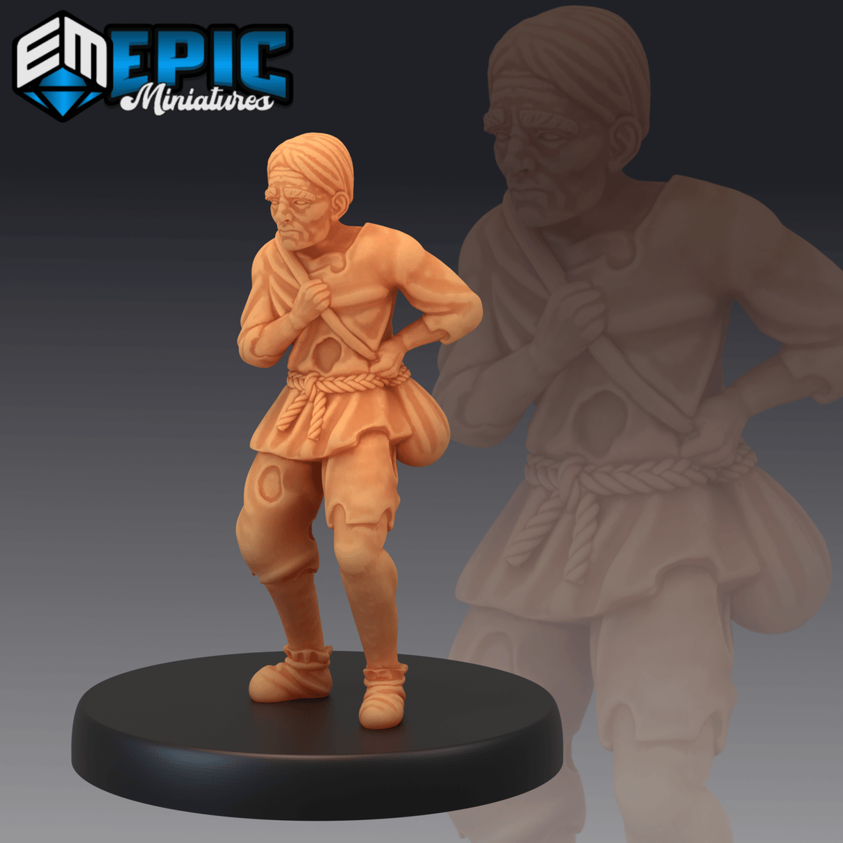 Npc Bundle Miniature | 17 - Tabletop RPG & D&D miniature. Perfect for wargaming & collectors