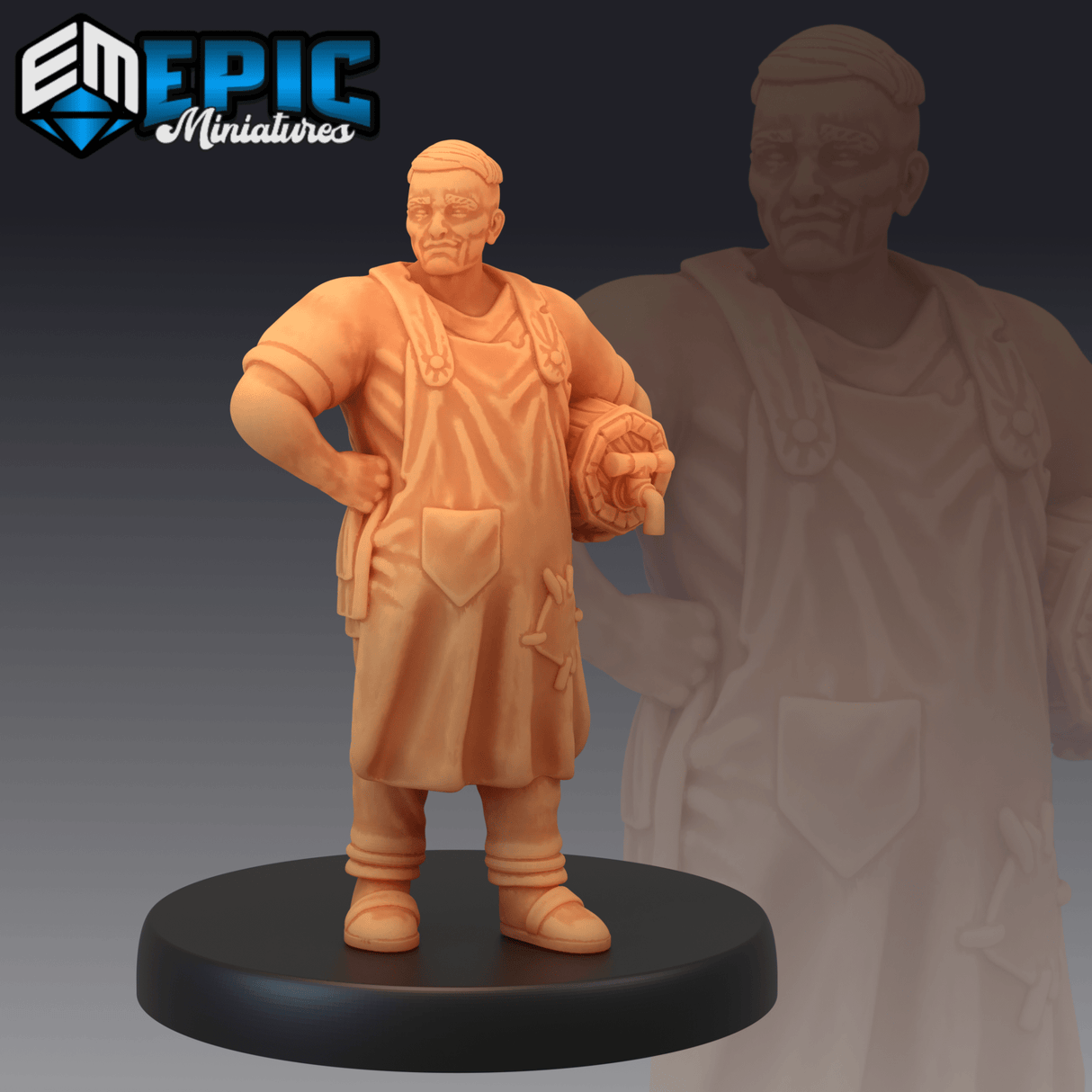 Npc Bundle Miniature | 6 - Tabletop RPG & D&D miniature. Perfect for wargaming & collectors