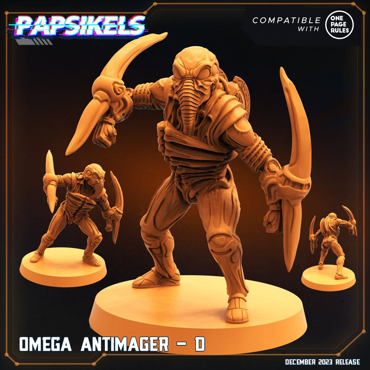 Omega Antimager Miniature | Antimager D - Tabletop RPG & D&D miniature. Perfect for wargaming & collectors