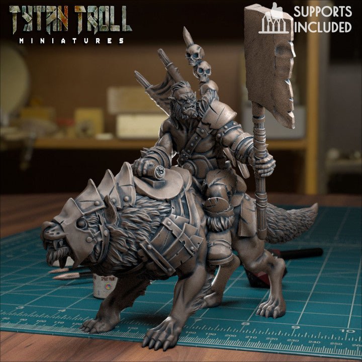 Orc Raiders Miniature set 2 | A - Tabletop RPG & D&D miniature. Perfect for wargaming & collectors