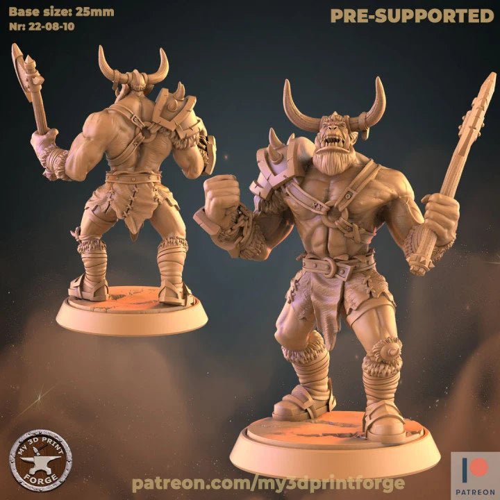 Orc Warrior Miniature | D - Tabletop RPG & D&D miniature. Perfect for wargaming & collectors