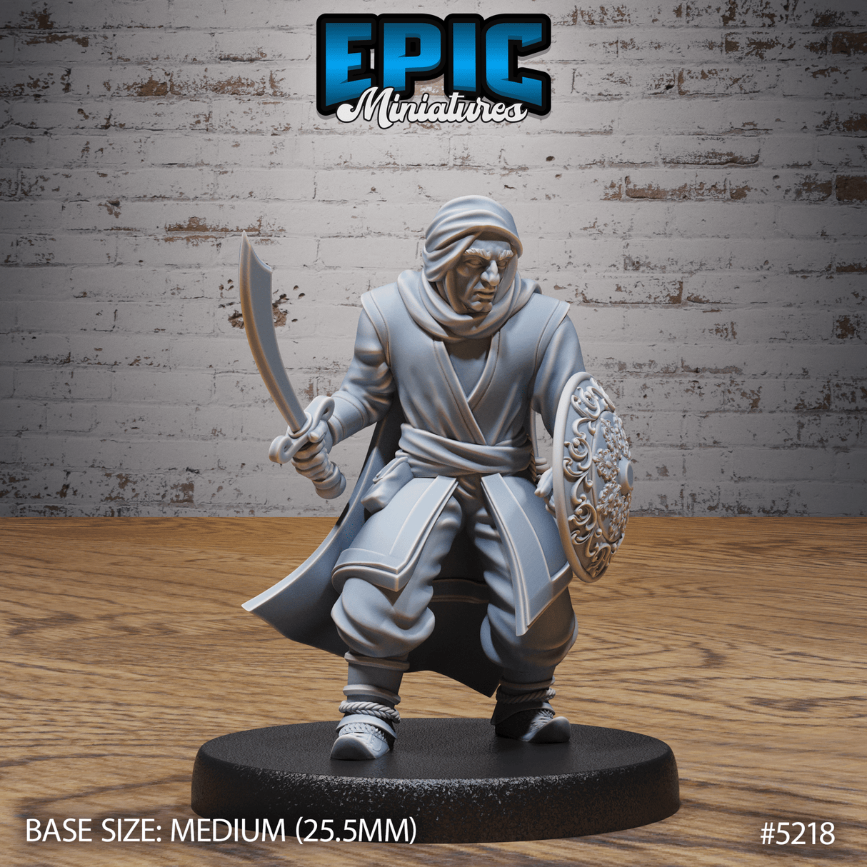 Oriental Army Miniature | B - Tabletop RPG & D&D miniature. Perfect for wargaming & collectors