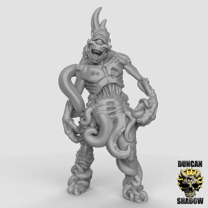 Plague Demon Miniature | B - Tabletop RPG & D&D miniature. Perfect for wargaming & collectors