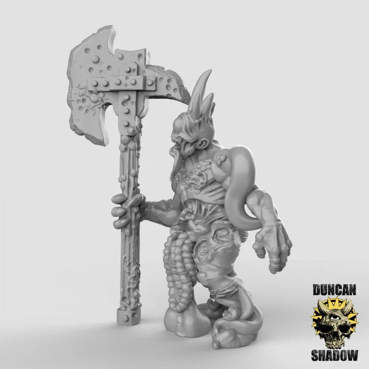 Plague Demon Miniature | B - Tabletop RPG & D&D miniature. Perfect for wargaming & collectors