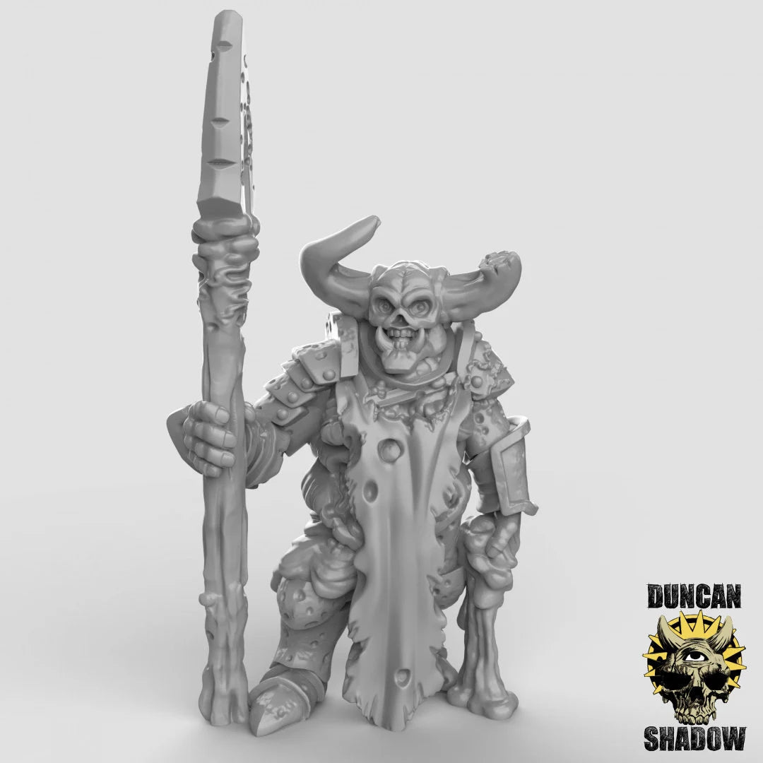 Plague Fighter Miniature | B - Tabletop RPG & D&D miniature. Perfect for wargaming & collectors