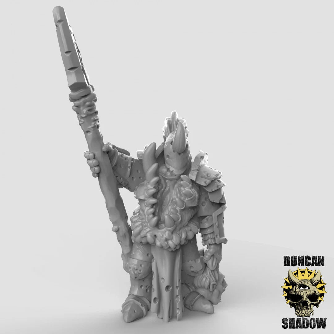 Plague Fighter Miniature | E - Tabletop RPG & D&D miniature. Perfect for wargaming & collectors