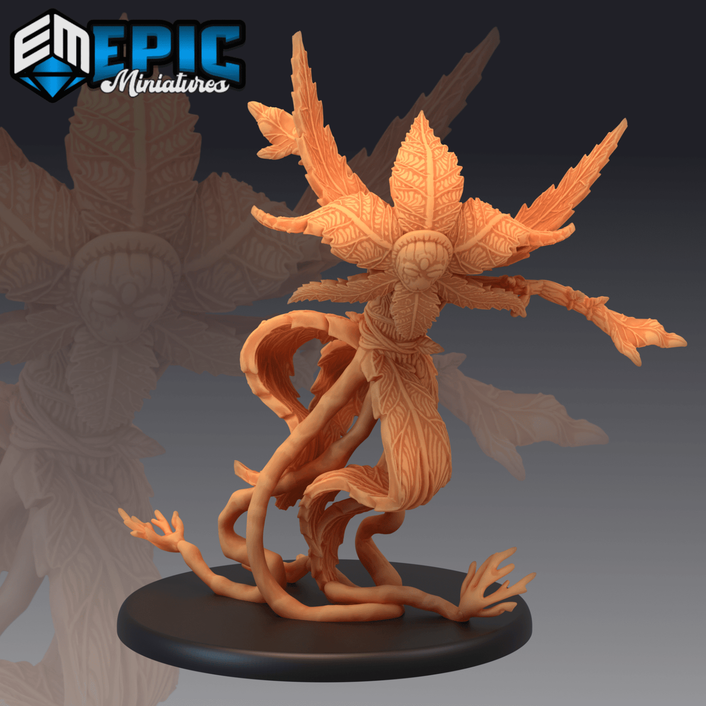 Plant Golem Miniature - C - 28mm