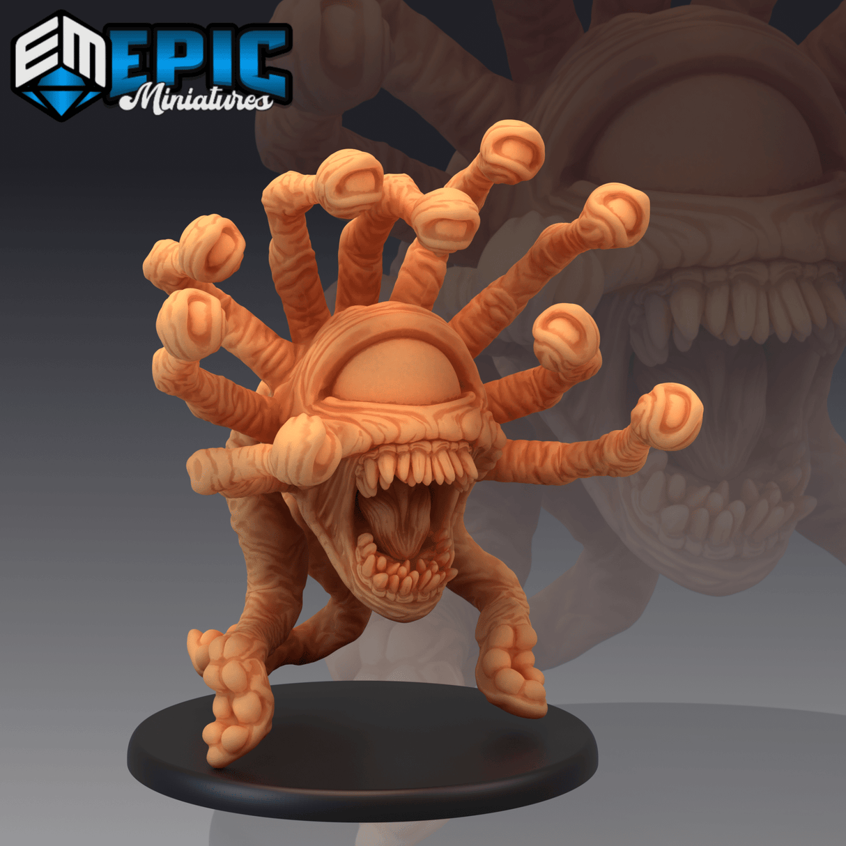 Psionic Tyrant Miniature | C - Tabletop RPG & D&D miniature. Perfect for wargaming & collectors