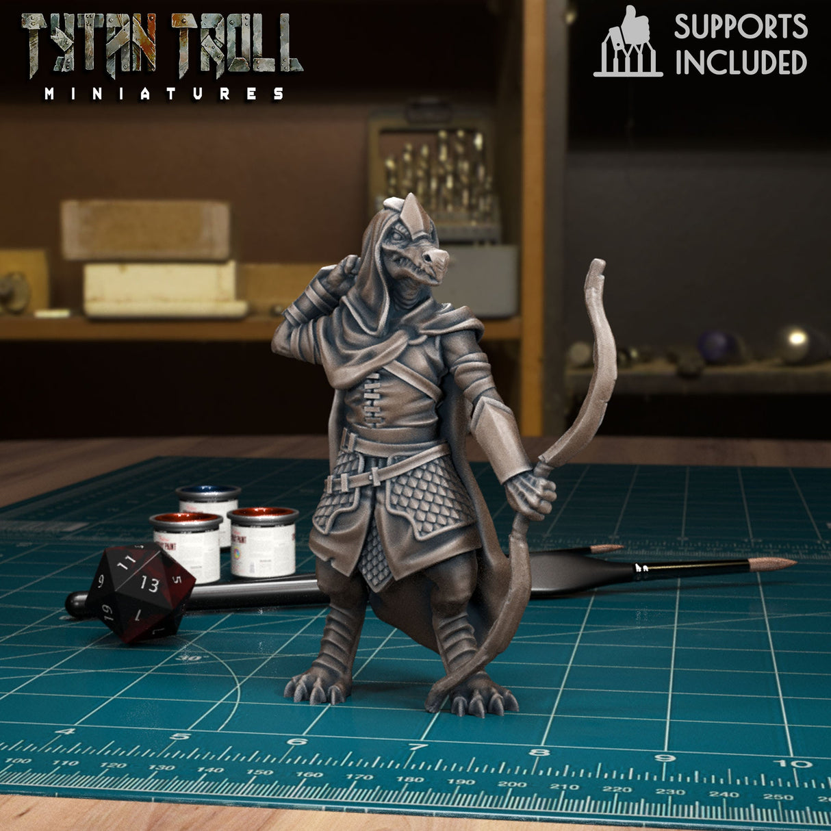 Ranger Heroes Miniature set 2 | A - Tabletop RPG & D&D miniature. Perfect for wargaming & collectors