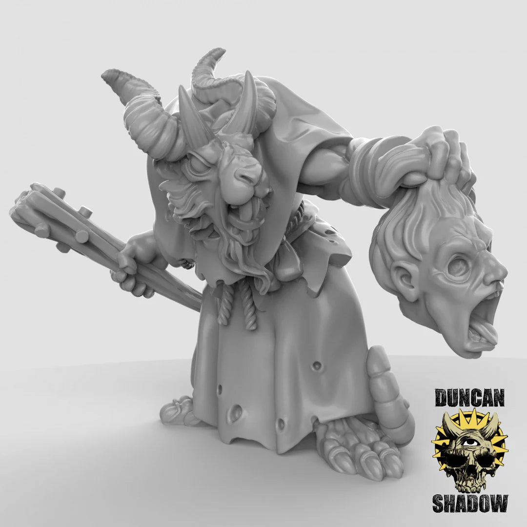 Rafolk warlock Leader miniatures | A - Tabletop RPG & D&D miniature. Perfect for wargaming & collectors