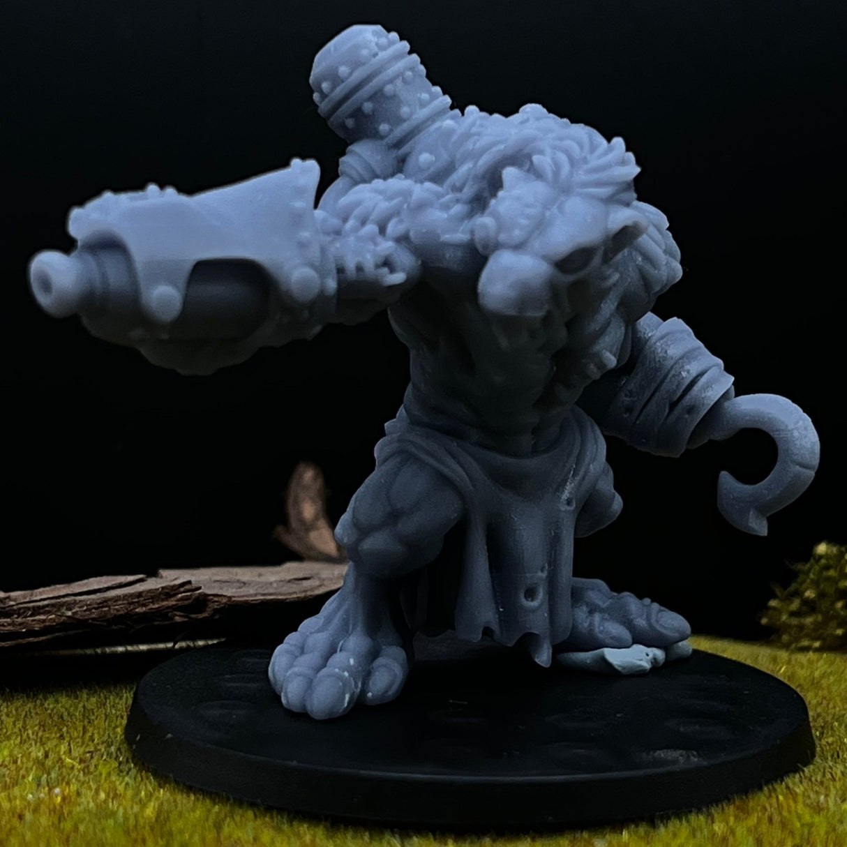 Rat Folk Ogres Miniature | Set of 3 - Tabletop RPG & D&D miniature. Perfect for wargaming & collectors
