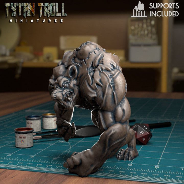 Ratmen Swarm Miniature set | I - Tabletop RPG & D&D miniature. Perfect for wargaming & collectors