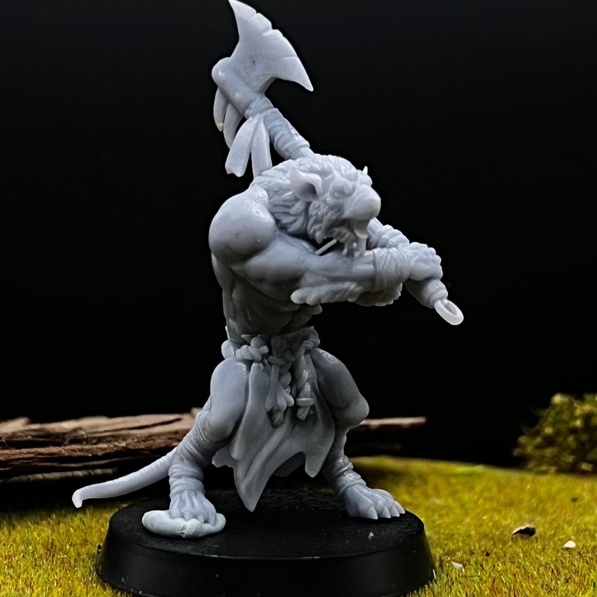 Ratmen Swarm Miniature | Set of 5 - Tabletop RPG & D&D miniature. Perfect for wargaming & collectors