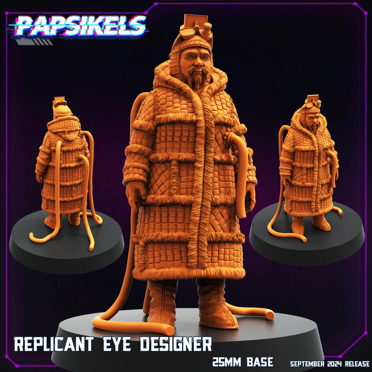 Replicants and Runners Miniature set 2 | Eye Designer B - Tabletop RPG & D&D miniature. Perfect for wargaming & collectors