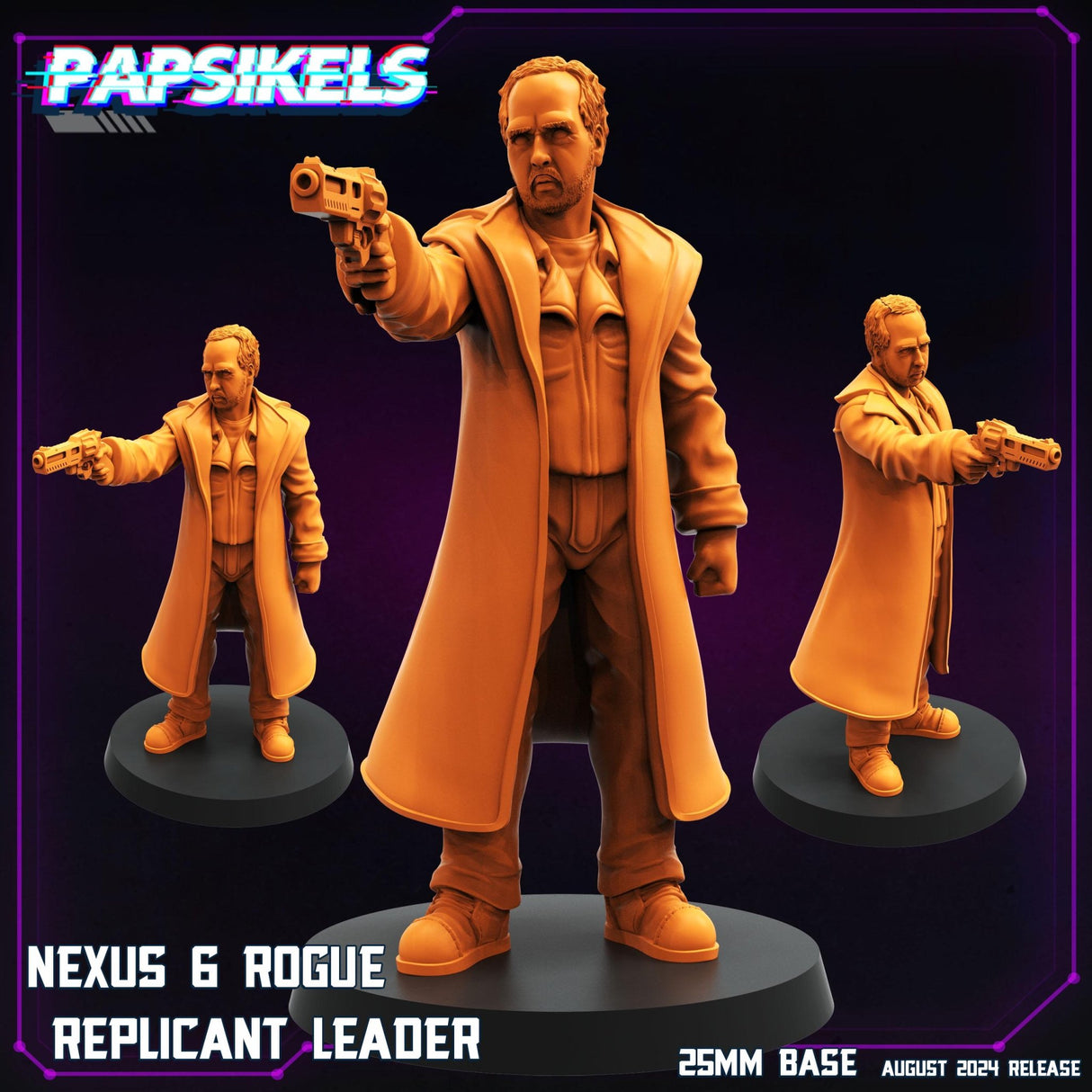 Replicants and Runners Miniature | Replicant H - Tabletop RPG & D&D miniature. Perfect for wargaming & collectors