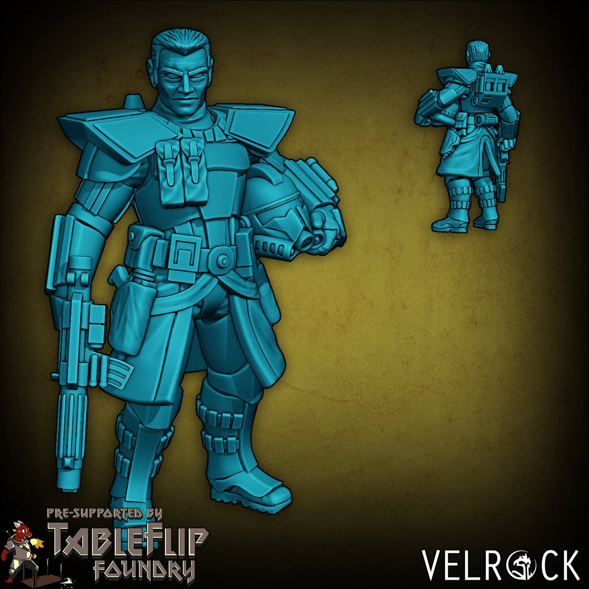 Republic Heroes Miniature | C - Tabletop RPG & D&D miniature. Perfect for wargaming & collectors