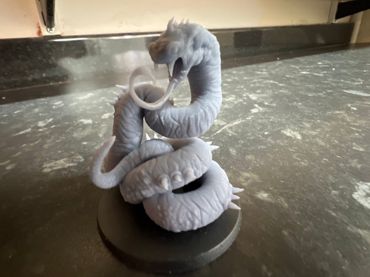 Sand Snake Miniature | Set of 3 - Tabletop RPG & D&D miniature. Perfect for wargaming & collectors