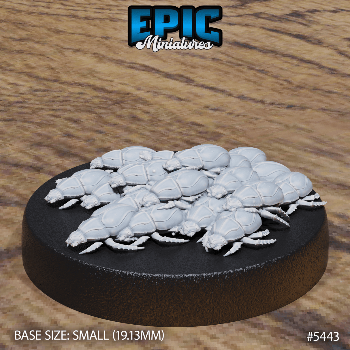 Scarab Swarm Miniature | A - Tabletop RPG & D&D miniature. Perfect for wargaming & collectors