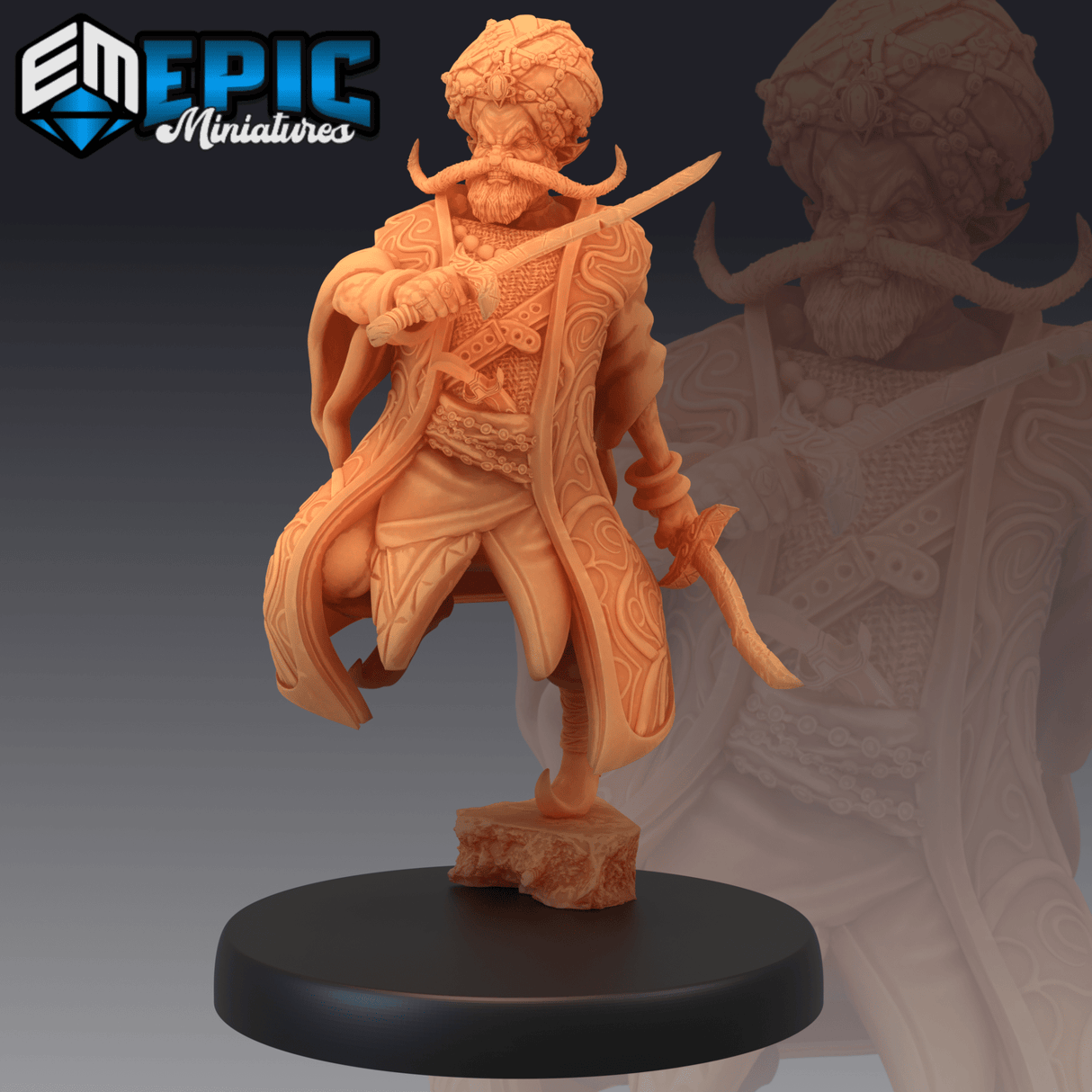 Shady Fortuneteller Miniature | C - Tabletop RPG & D&D miniature. Perfect for wargaming & collectors