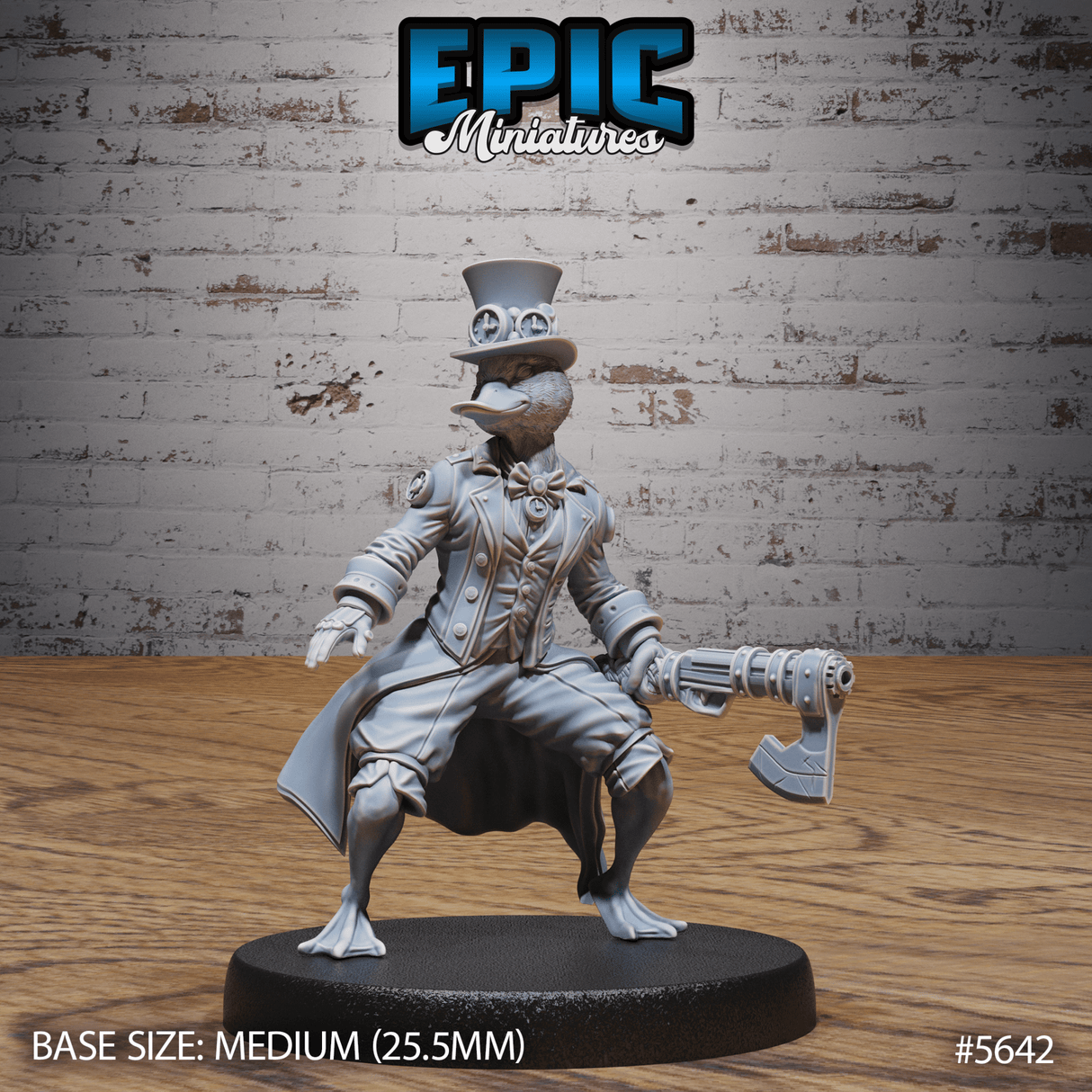 Sir Gooselot Miniature | B - Tabletop RPG & D&D miniature. Perfect for wargaming & collectors