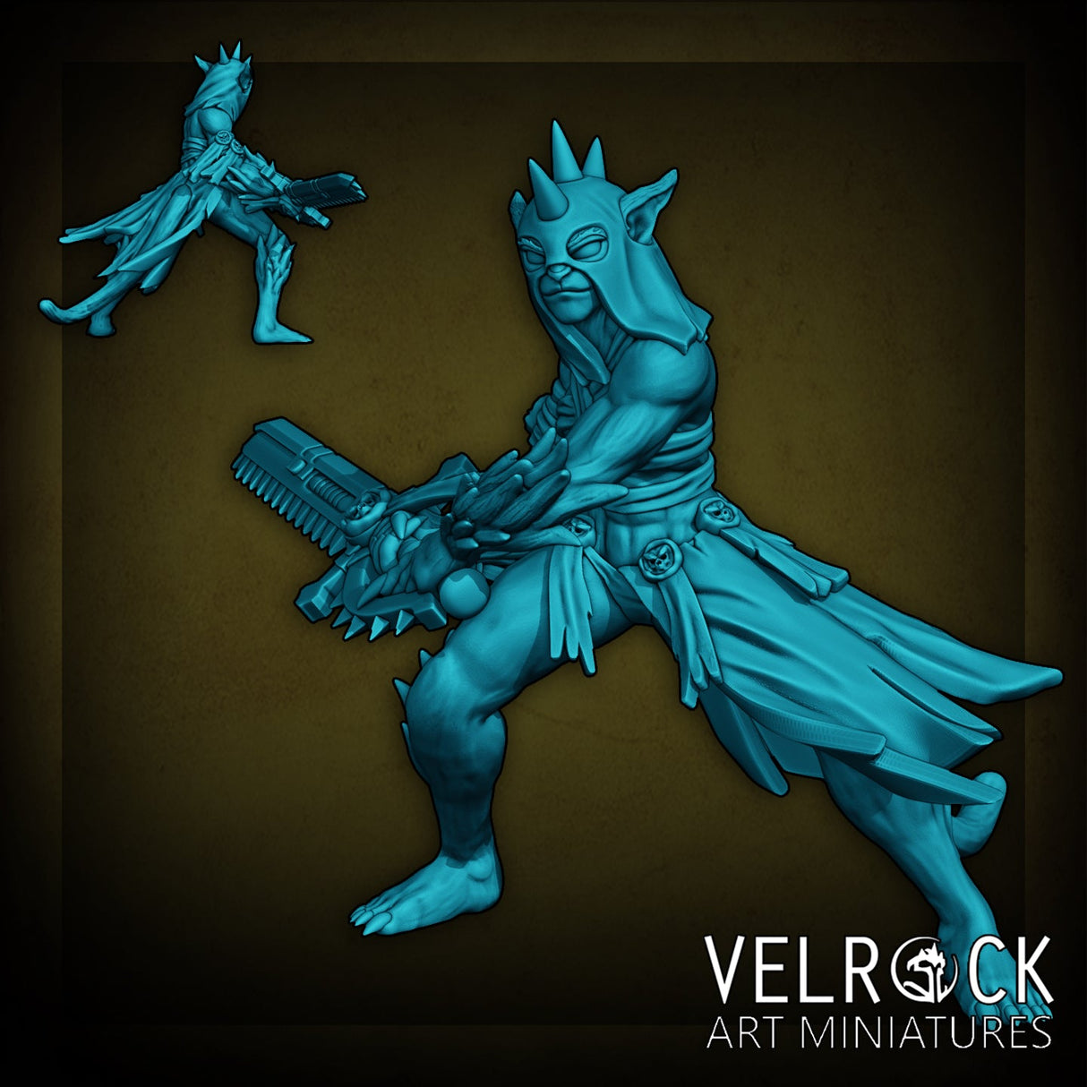Sisters of Choas Miniature | C - Tabletop RPG & D&D miniature. Perfect for wargaming & collectors