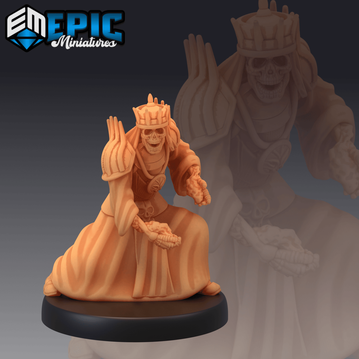 Skeleton Army Miniature set 3 | F - Tabletop RPG & D&D miniature. Perfect for wargaming & collectors