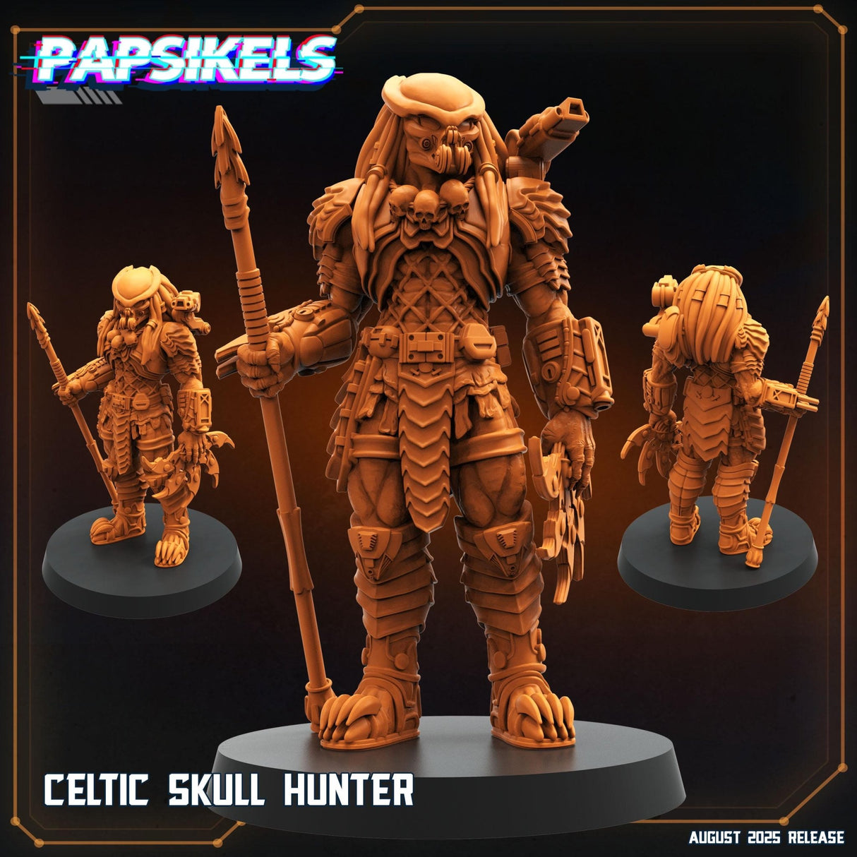 Skull Hunter | Skull Hunter 1 - Tabletop RPG & D&D miniature. Perfect for wargaming & collectors