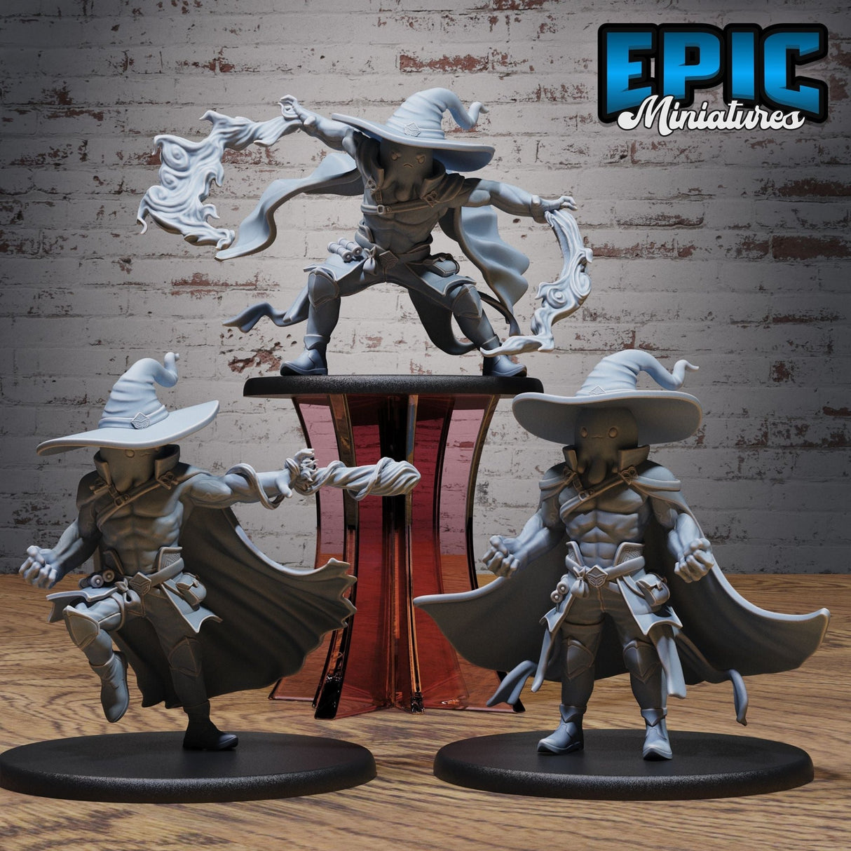 Slime Adventurer Miniature | Set of 3 - Tabletop RPG & D&D miniature. Perfect for wargaming & collectors
