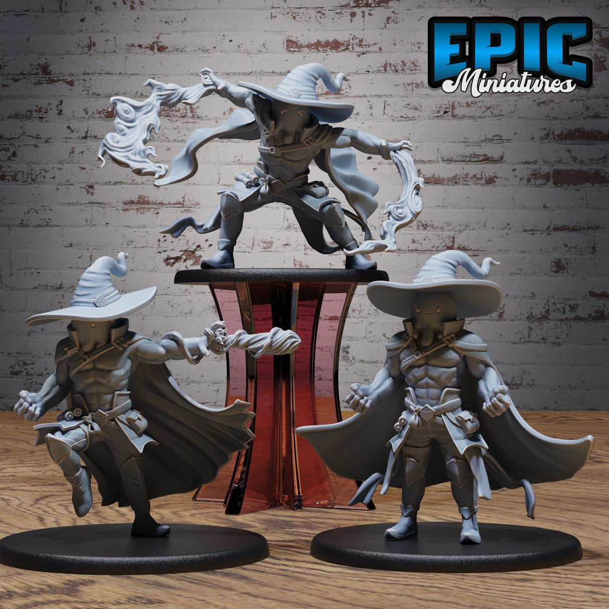 Slime Adventurers Miniature | Set of 3 - Tabletop RPG & D&D miniature. Perfect for wargaming & collectors