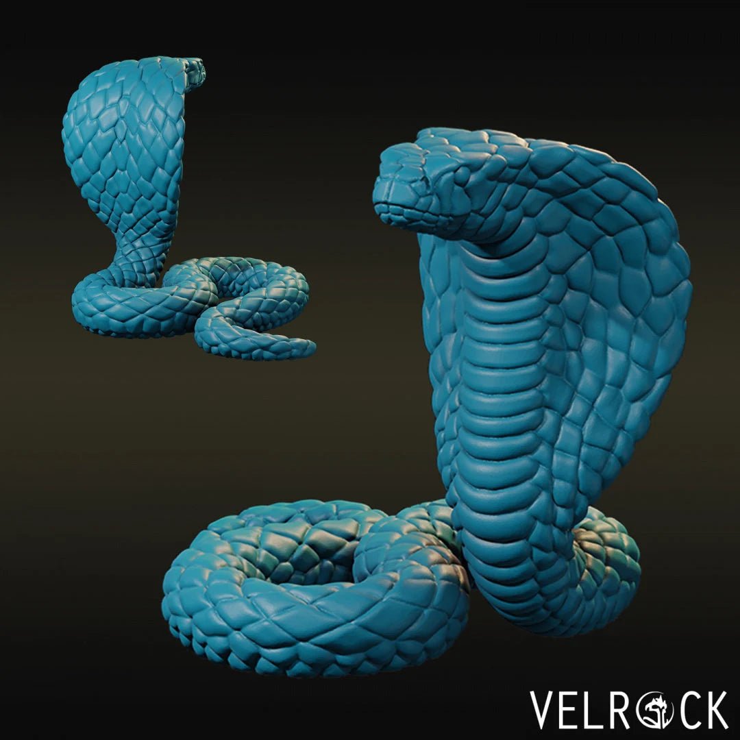 Snake Miniature | B - Tabletop RPG & D&D miniature. Perfect for wargaming & collectors