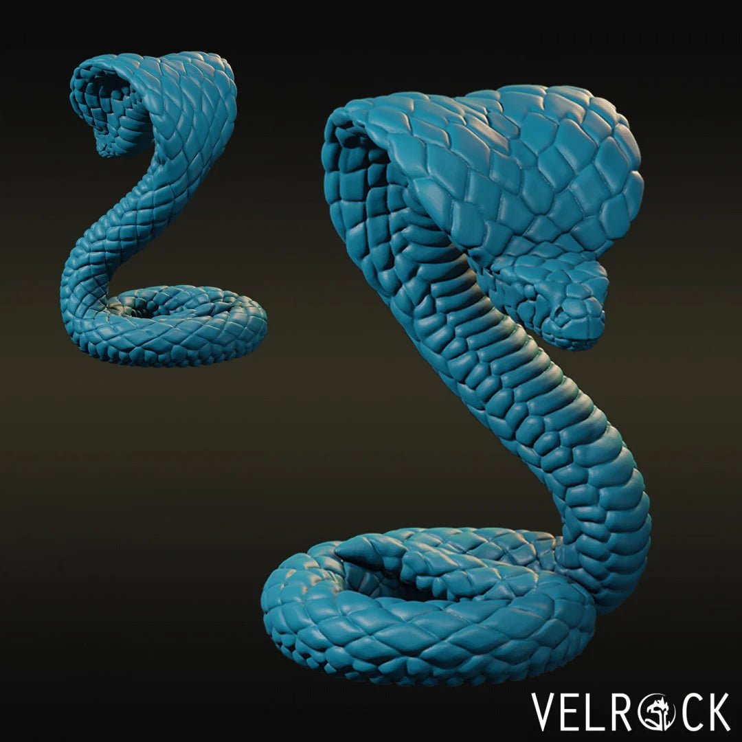 Snake Miniature | C - Tabletop RPG & D&D miniature. Perfect for wargaming & collectors