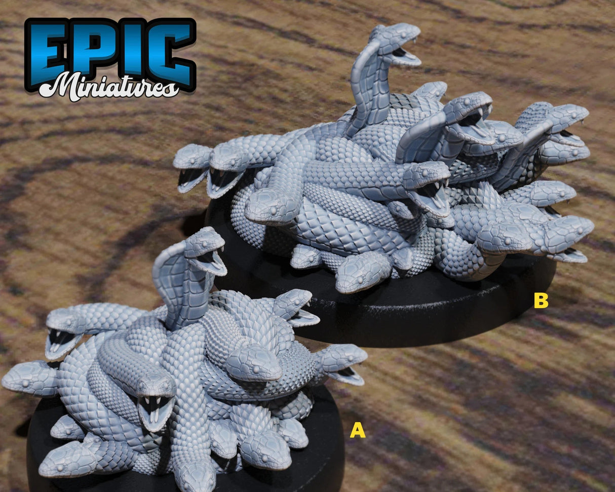 Snake Swarm Miniature | Set of 2 - Tabletop RPG & D&D miniature. Perfect for wargaming & collectors