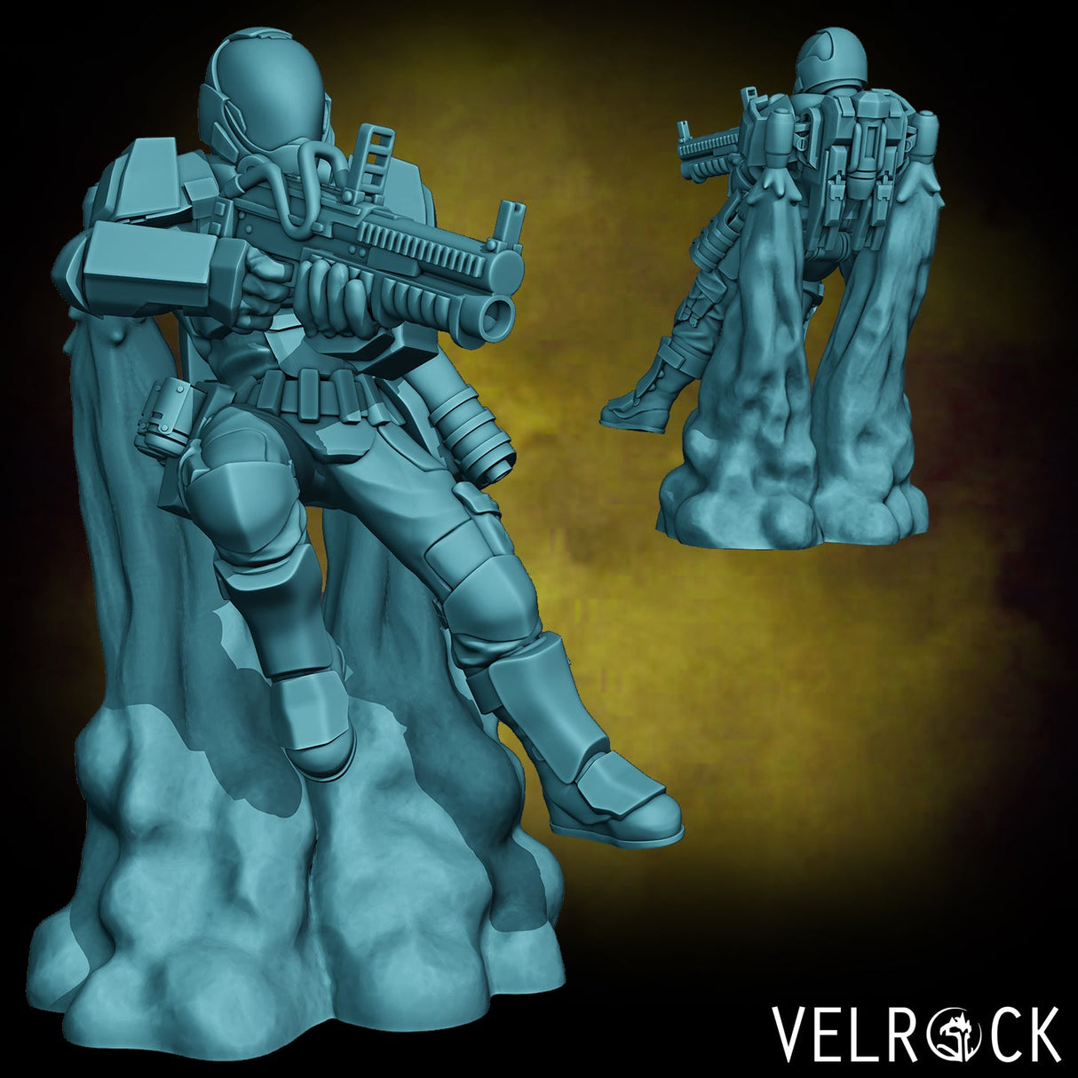 Sniper Miniature | G - Tabletop RPG & D&D miniature. Perfect for wargaming & collectors