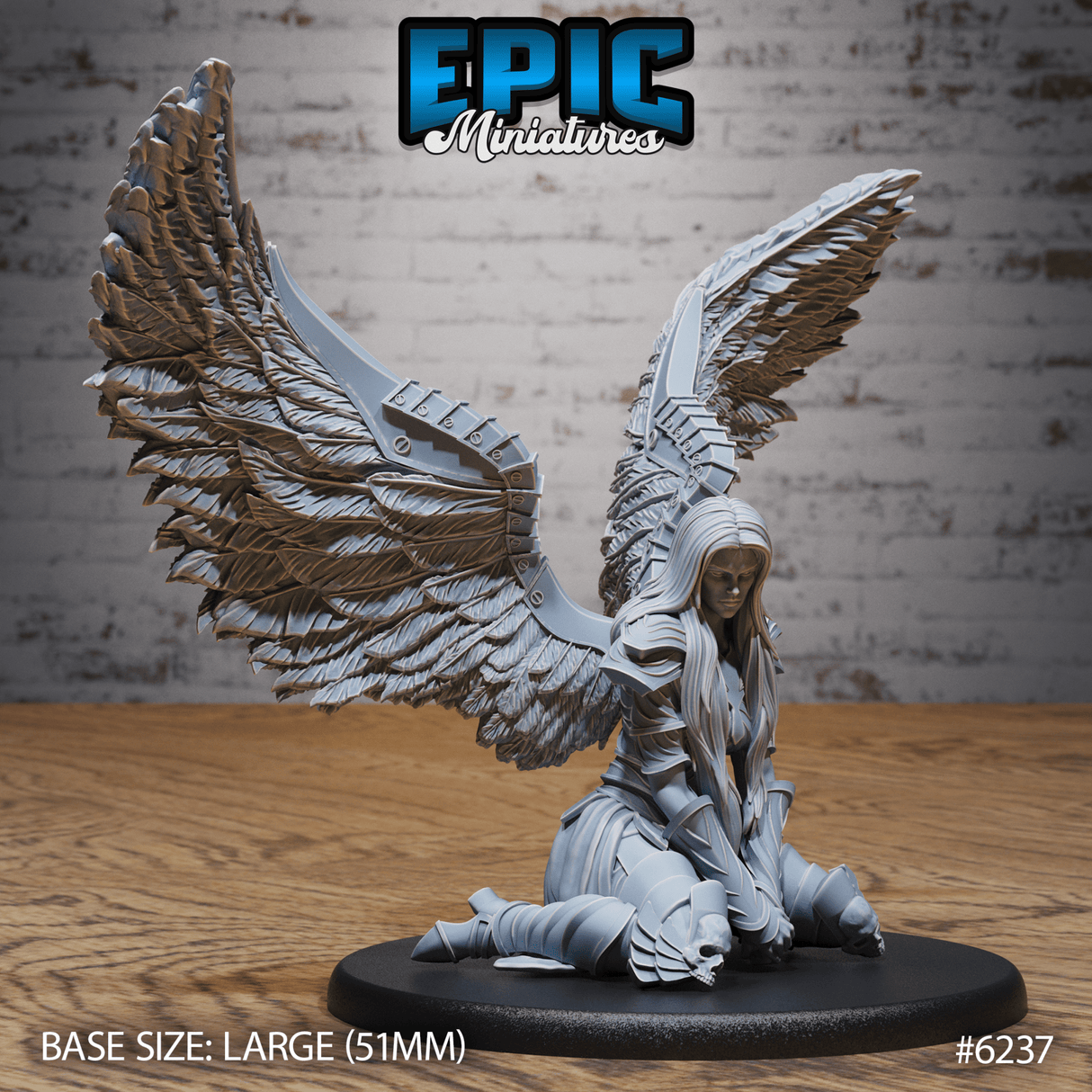 Solar Lady Angel Miniature | C - Tabletop RPG & D&D miniature. Perfect for wargaming & collectors