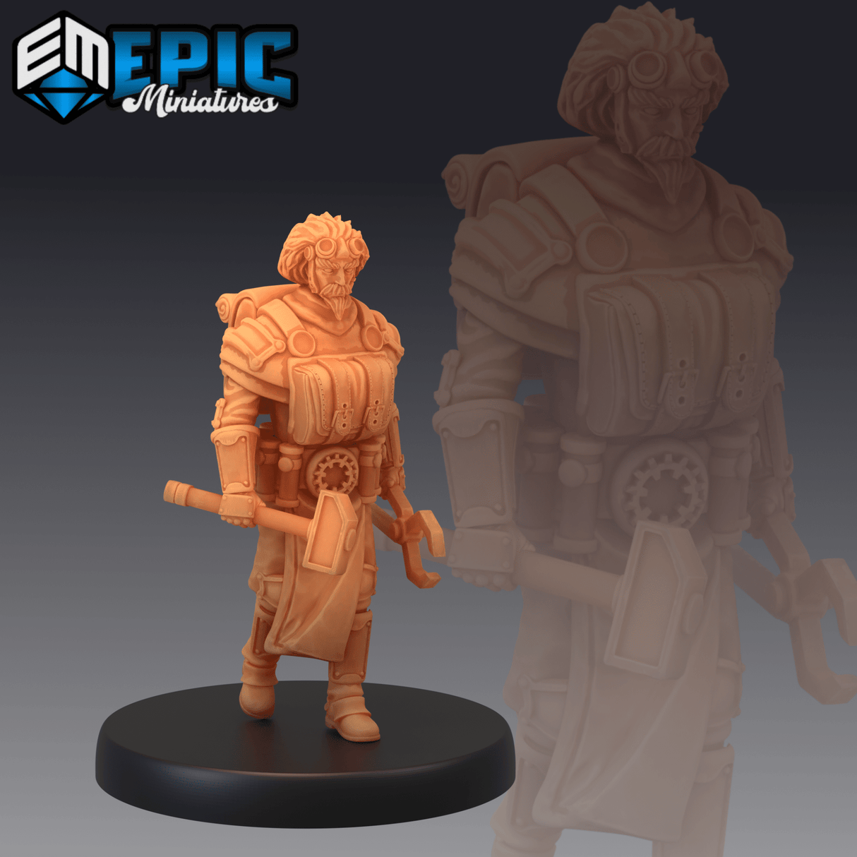 Soldier Miniature | A - Tabletop RPG & D&D miniature. Perfect for wargaming & collectors