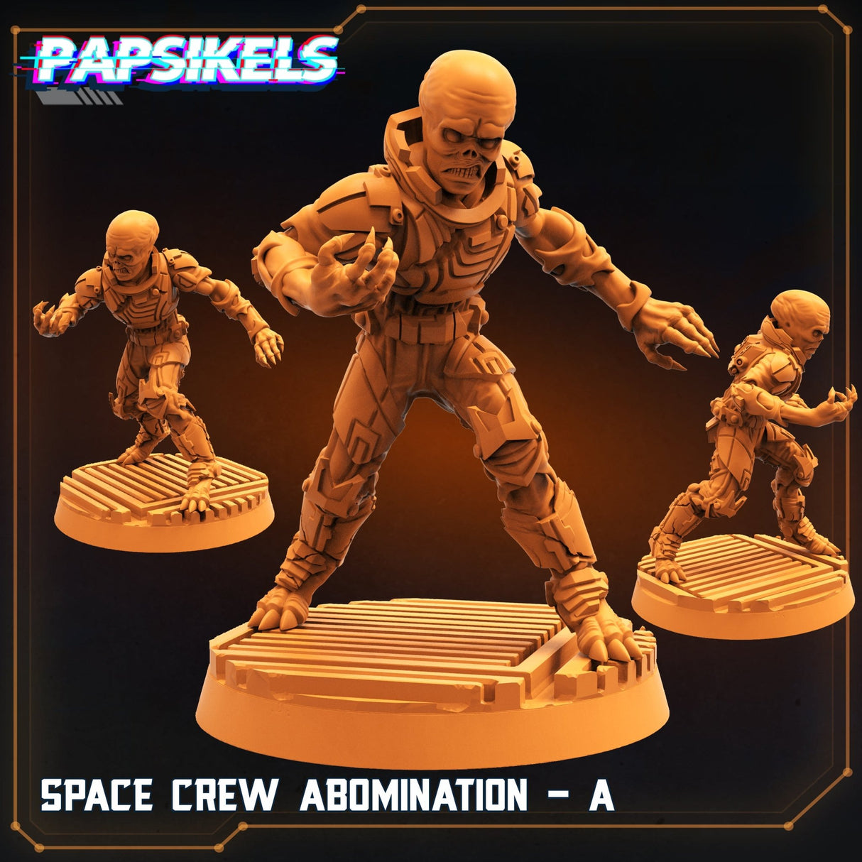 Space Crew Miniature | A - Tabletop RPG & D&D miniature. Perfect for wargaming & collectors