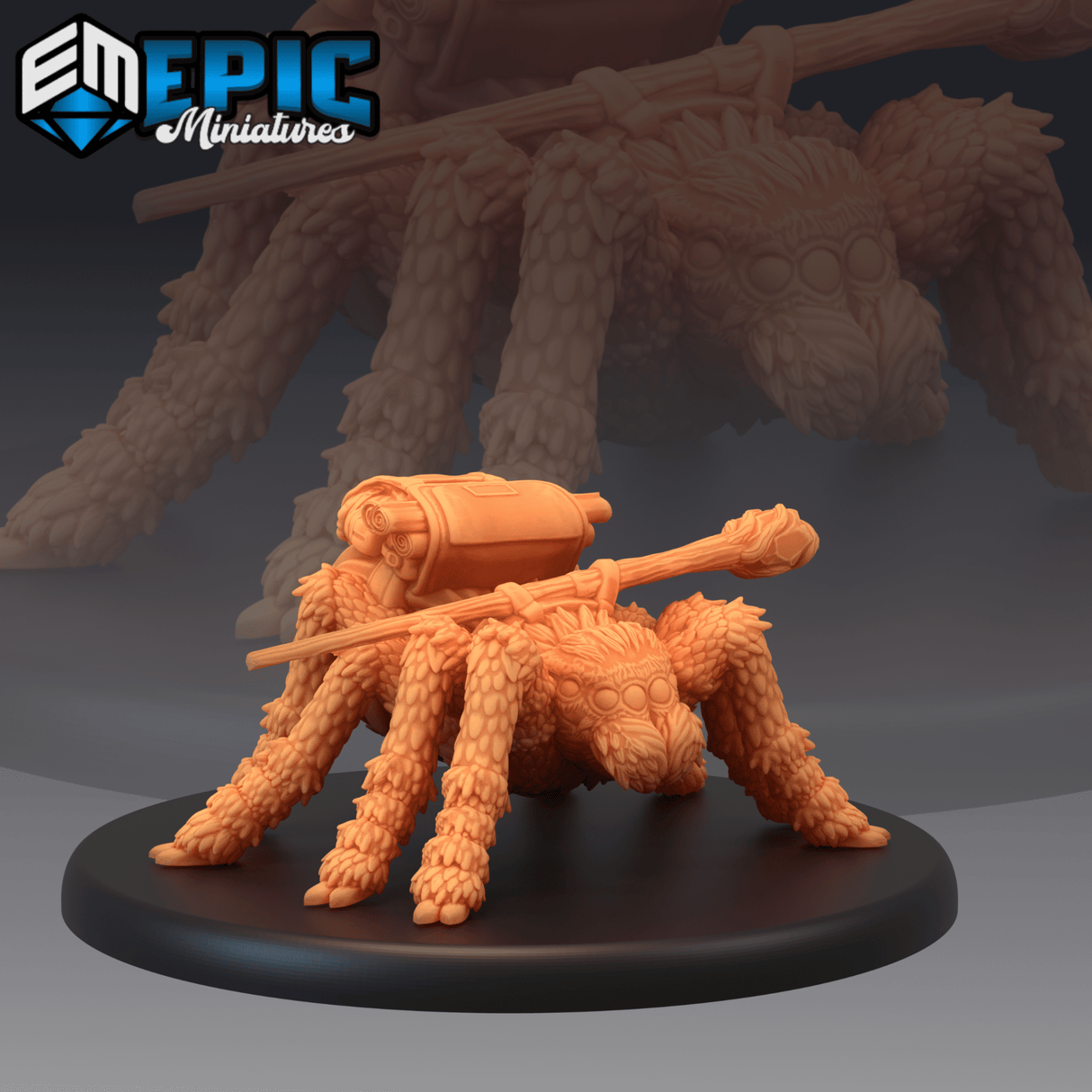 Spider Adventurer Miniature | A - Tabletop RPG & D&D miniature. Perfect for wargaming & collectors