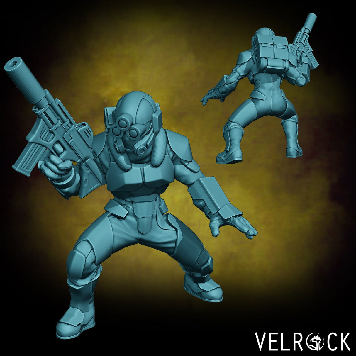 Stealth Team Miniature | I - Tabletop RPG & D&D miniature. Perfect for wargaming & collectors