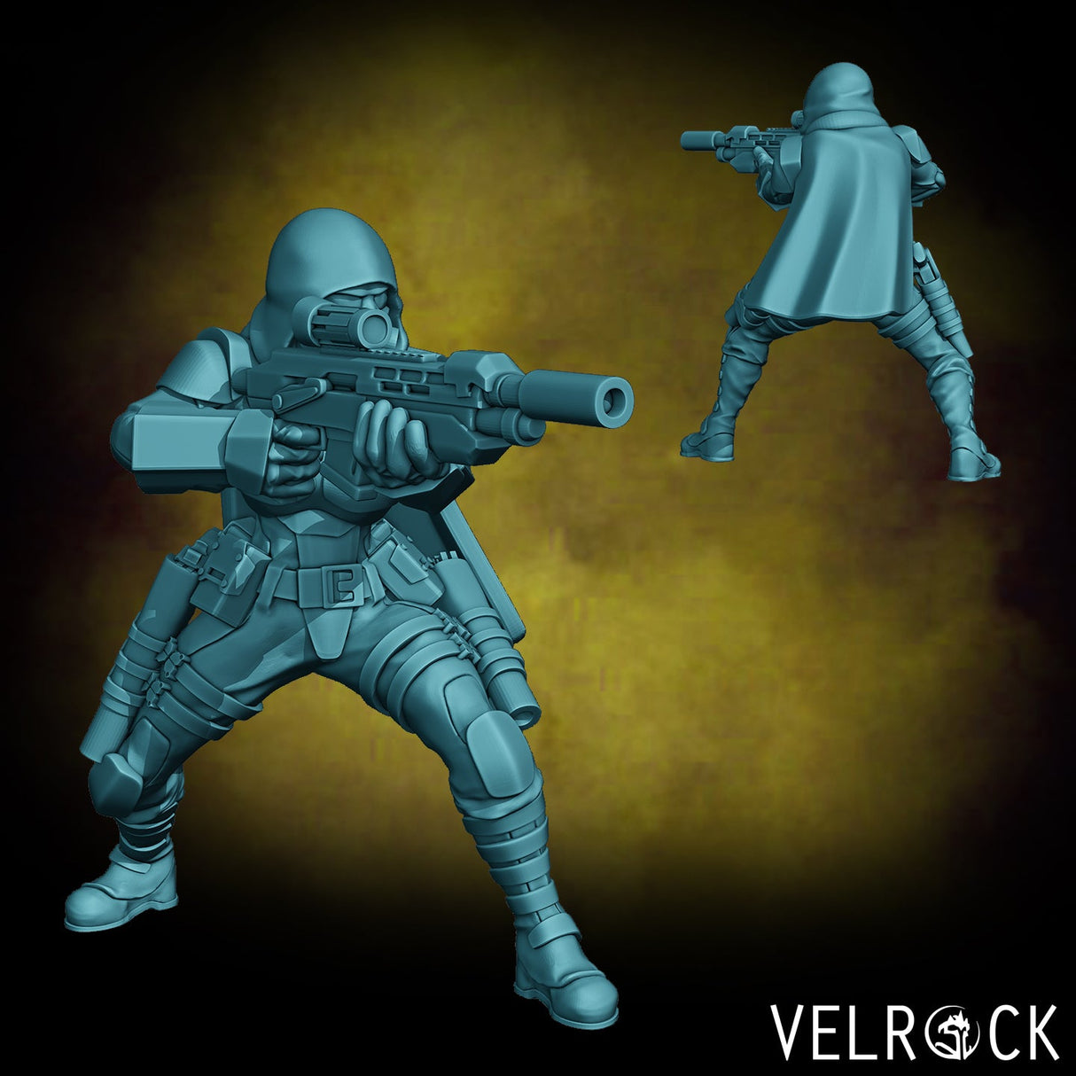Stealth Team Miniature | J - Tabletop RPG & D&D miniature. Perfect for wargaming & collectors
