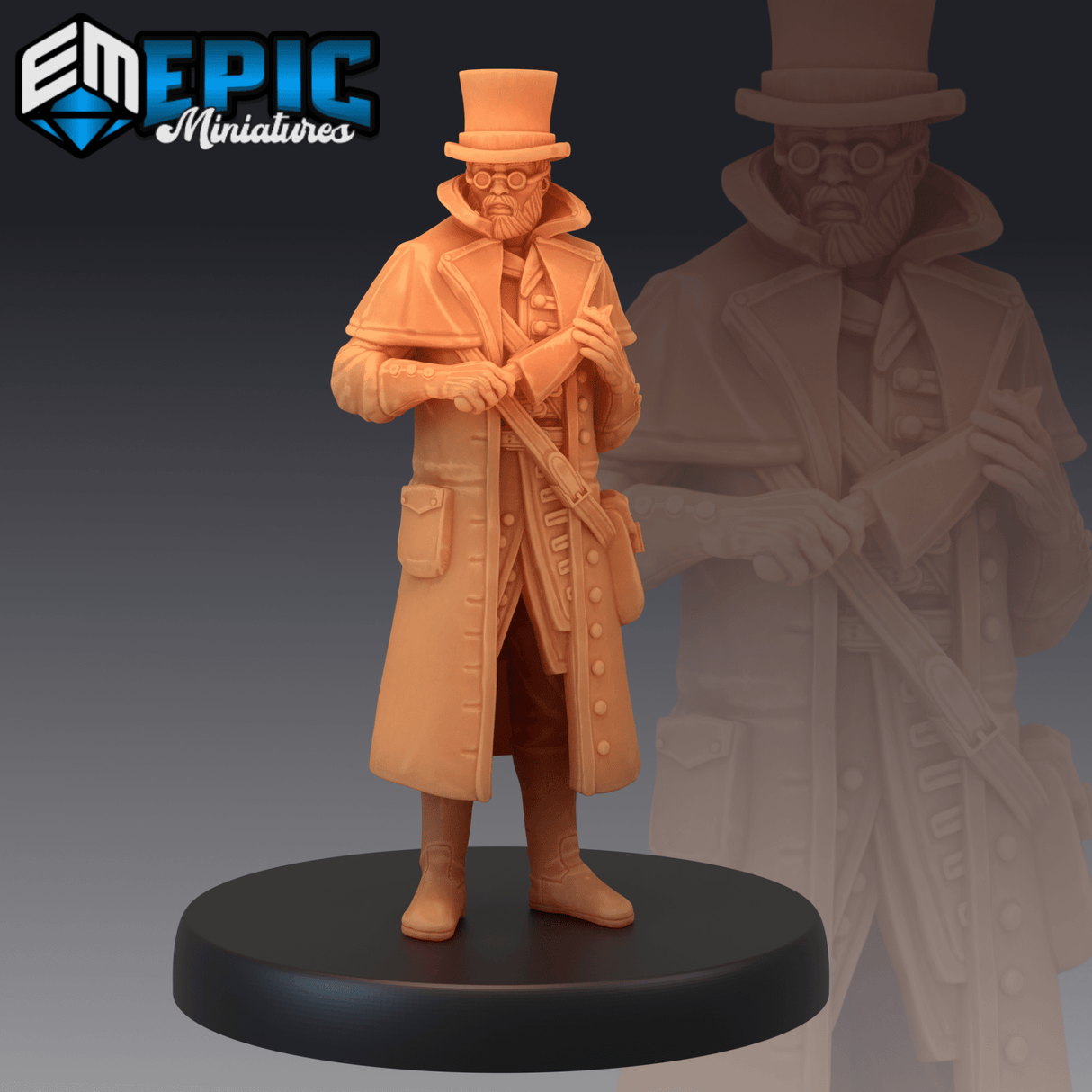 Steampunk Doctor Miniature | A - Tabletop RPG & D&D miniature. Perfect for wargaming & collectors