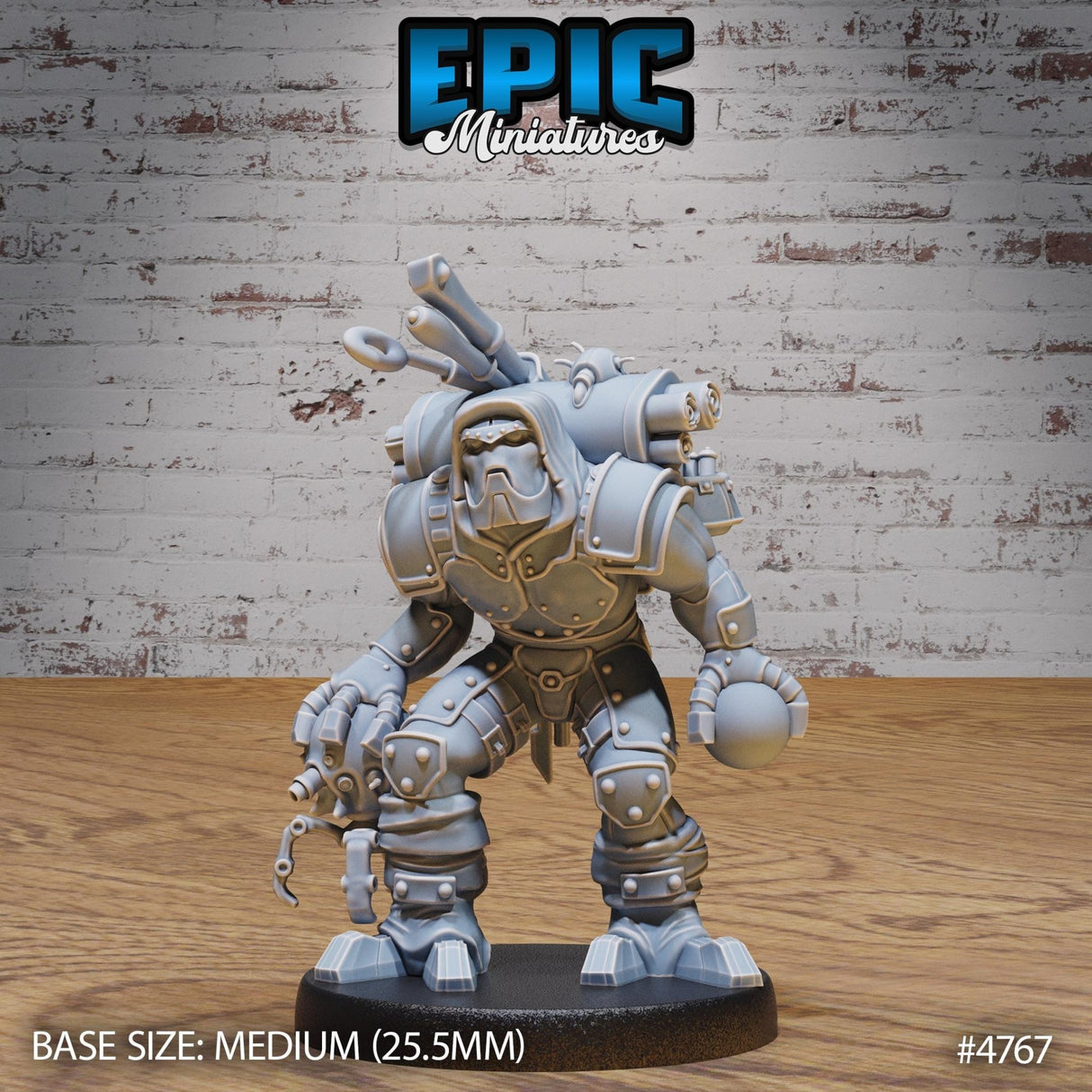 Steel Construct Miniature | 4767 - Tabletop RPG & D&D miniature. Perfect for wargaming & collectors