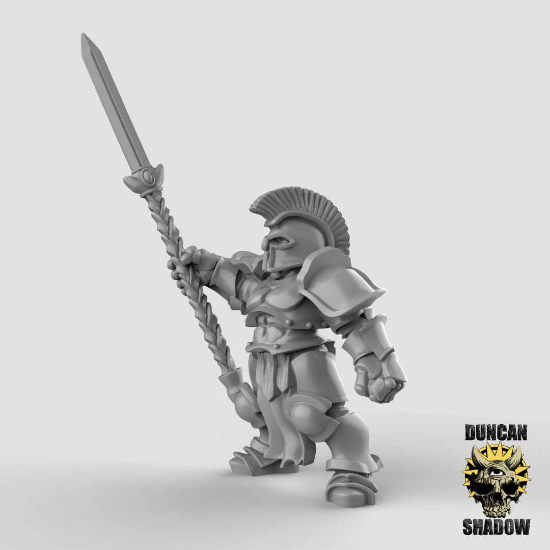 Storm Guard Miniature Greek spearmen | B - Tabletop RPG & D&D miniature. Perfect for wargaming & collectors